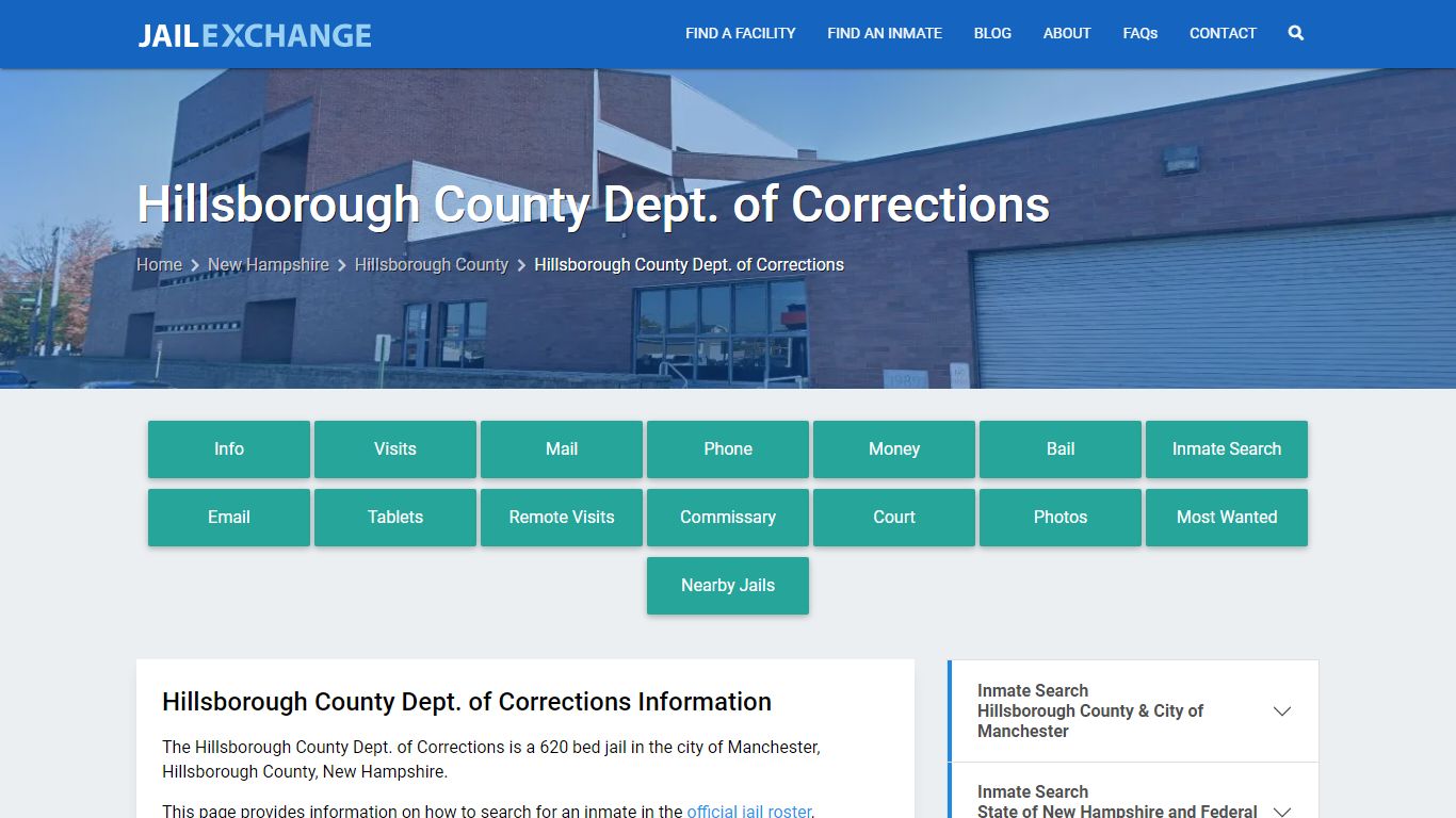 Hillsborough County Dept. of Corrections - Jail Exchange