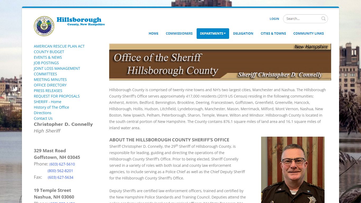 Sheriff's Office - Main - Hillsborough County, NH